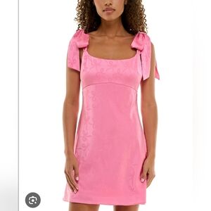 B Darlin Pink Dress with Bow Details